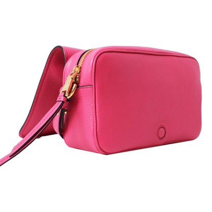 Vitello Phenix Peonia Leather Flap Crossbody Bag