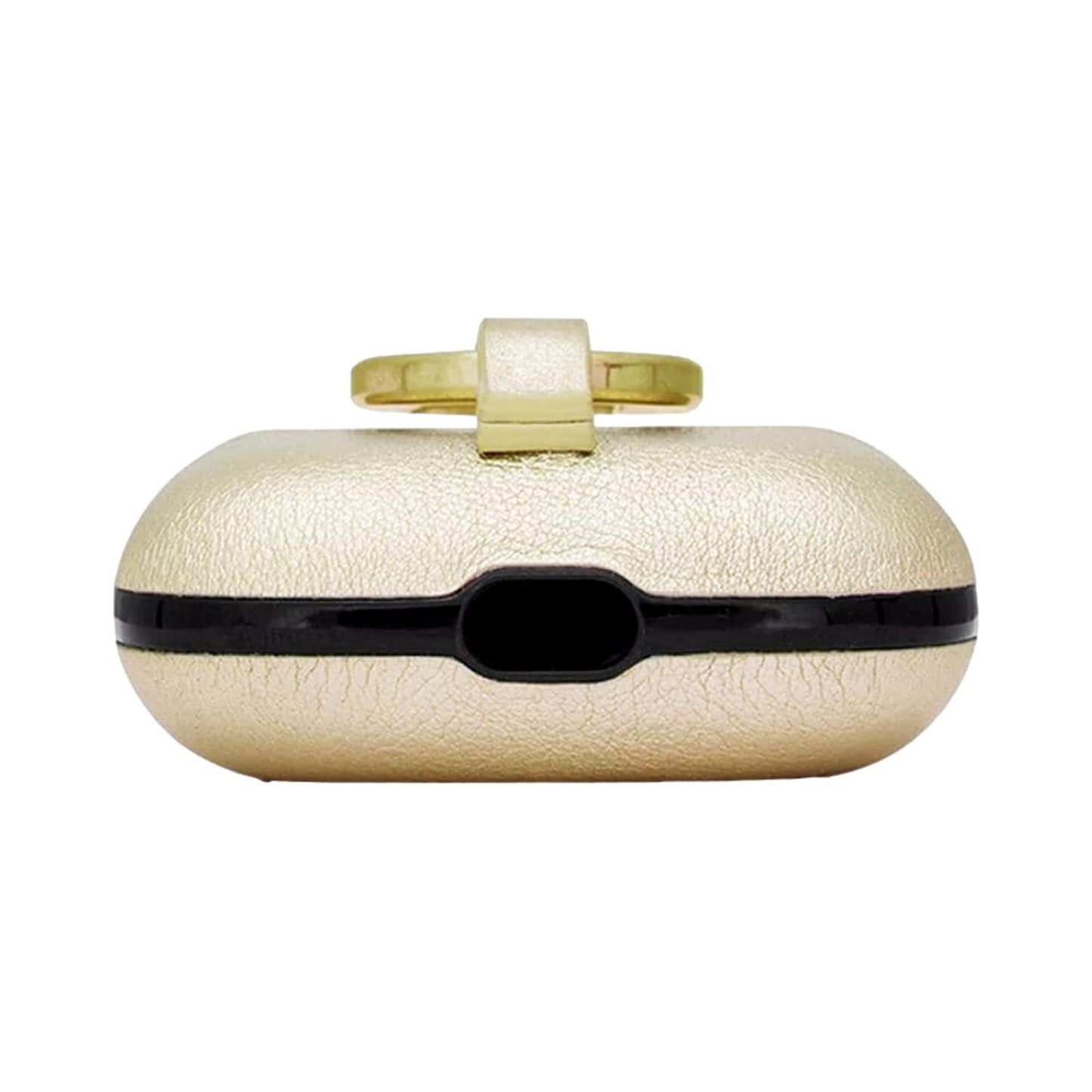 Metallic Gold Leather Airpods Pro Case