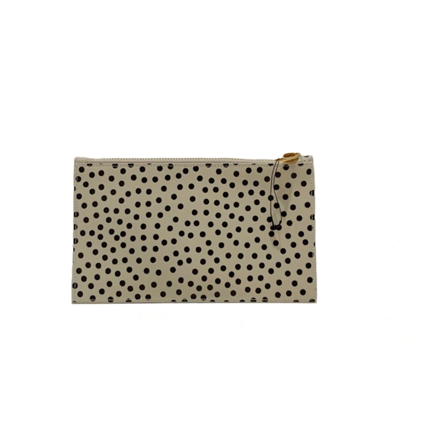 Polka Dot Calfskin Leather Small Pouch