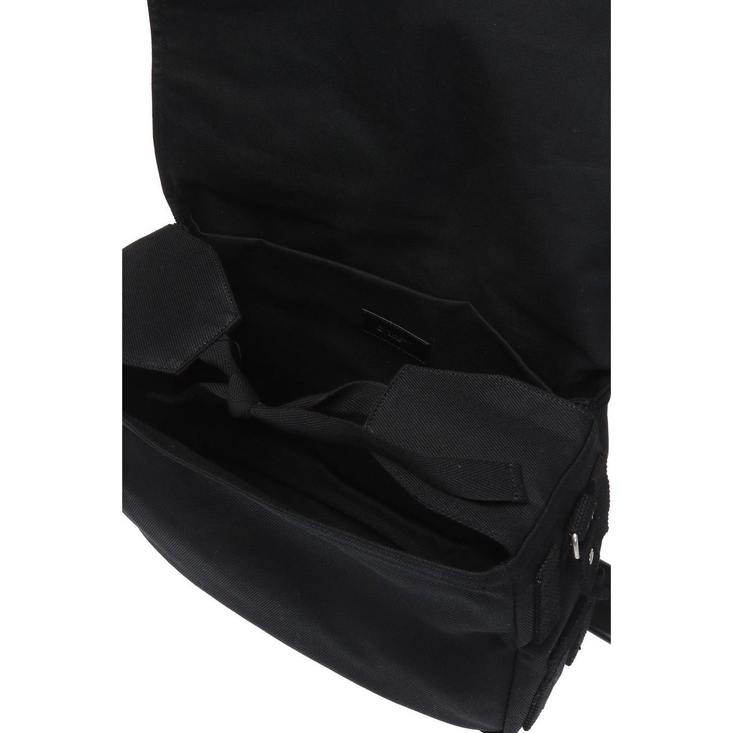 Sac Army Black Canvas Messenger Bag