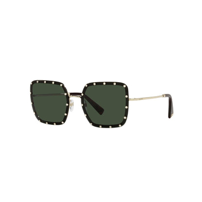 Green Studded Titanium Sunglasses