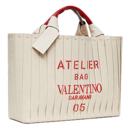 05 Plisse Edition Sac Atelier Large Canvas Tote Bag