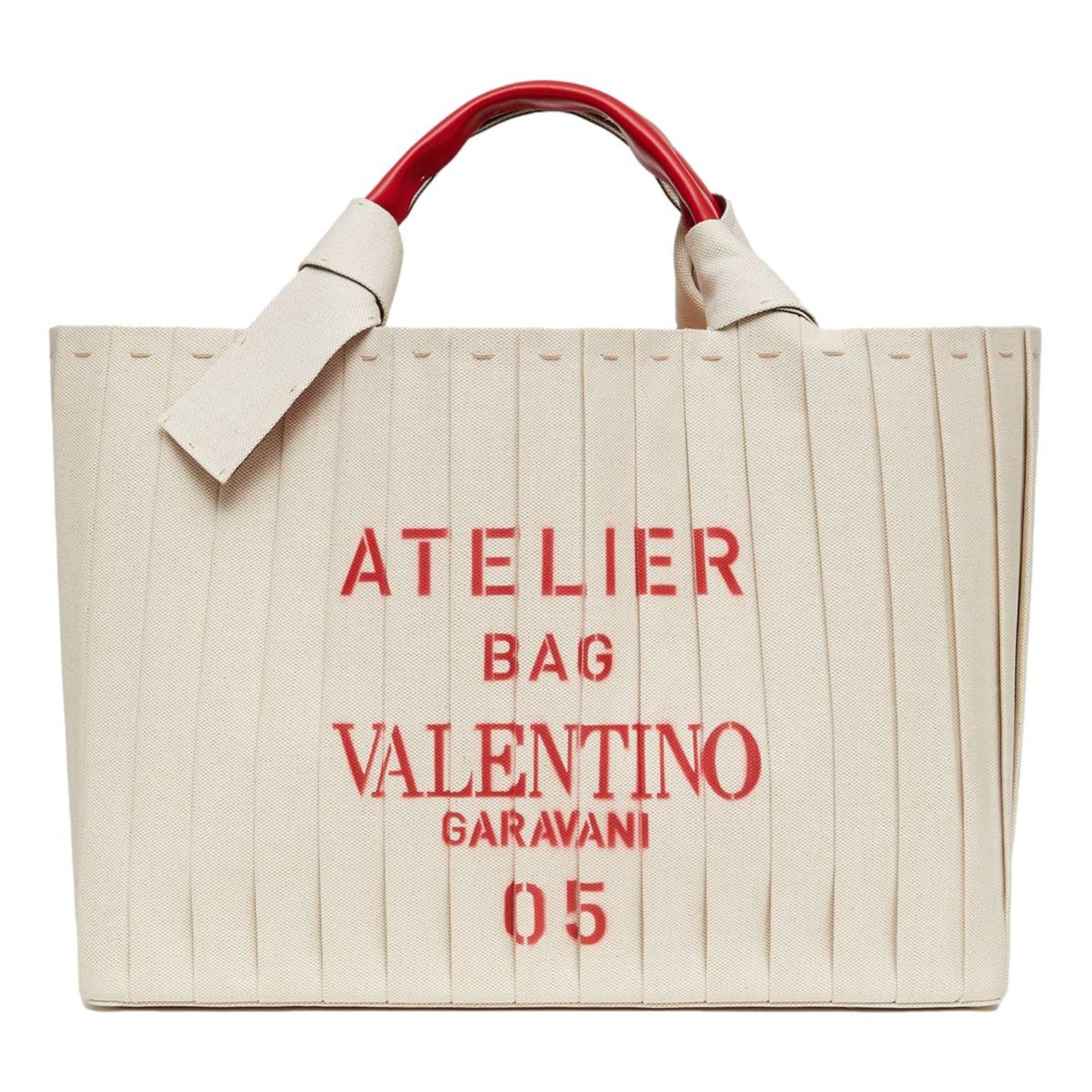 05 Plisse Edition Sac Atelier Large Canvas Tote Bag