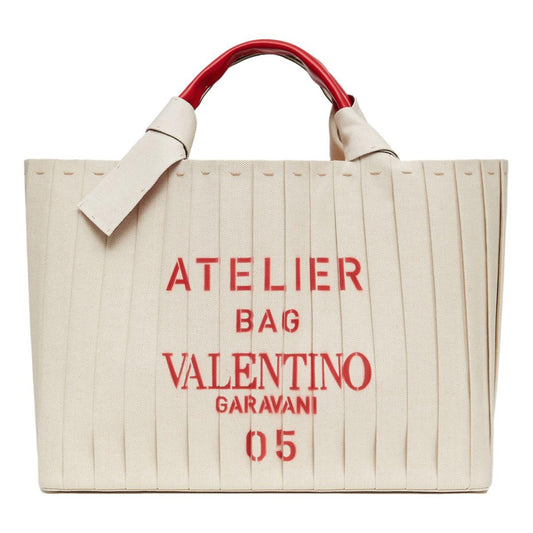 05 Plisse Edition Sac Atelier Large Canvas Tote Bag